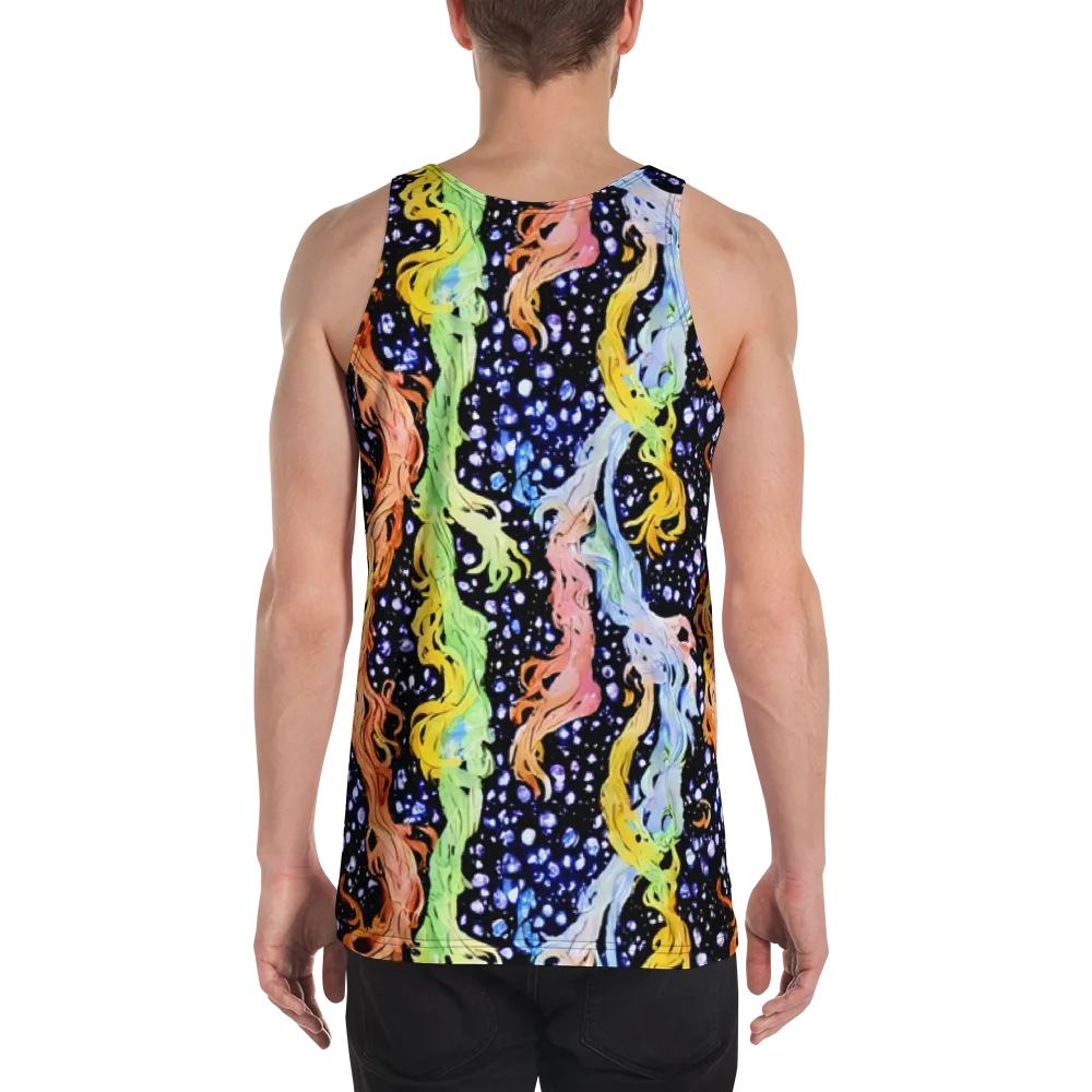Celestial Serenade on Men's Tank Top — Back