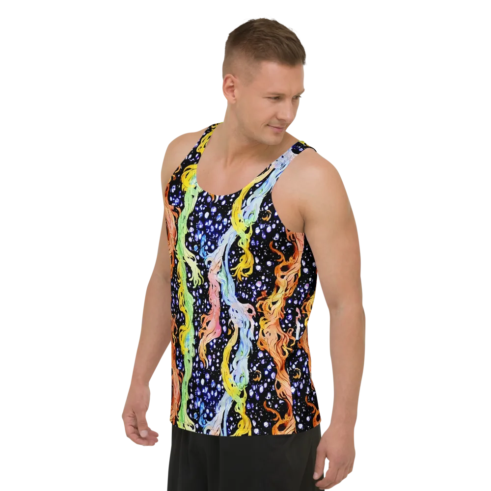Celestial Serenade on Men's Tank Top — Left Front