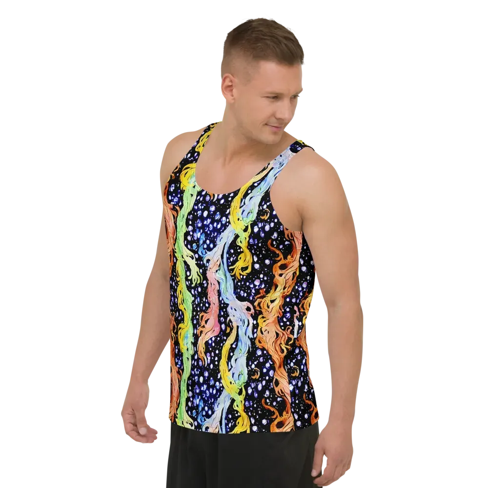 Celestial Serenade on Men's Tank Top — Left Front