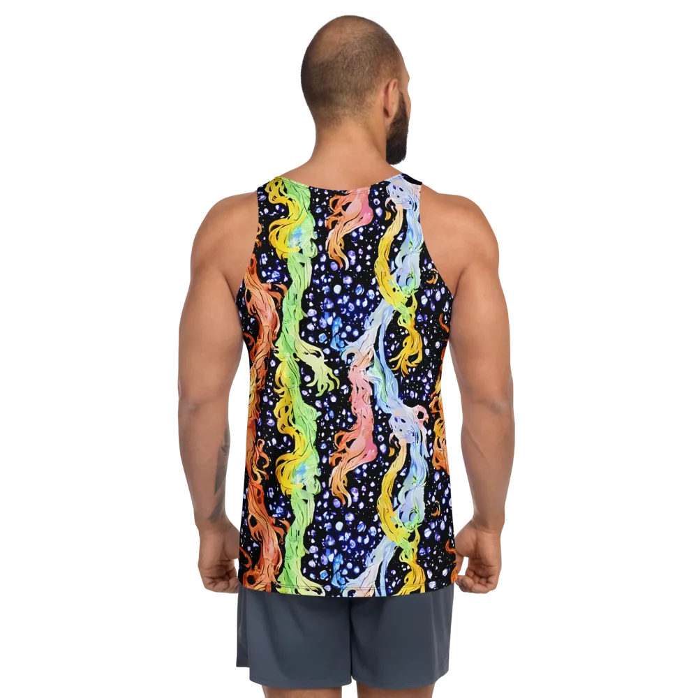 Celestial Serenade on Men's Tank Top — Back