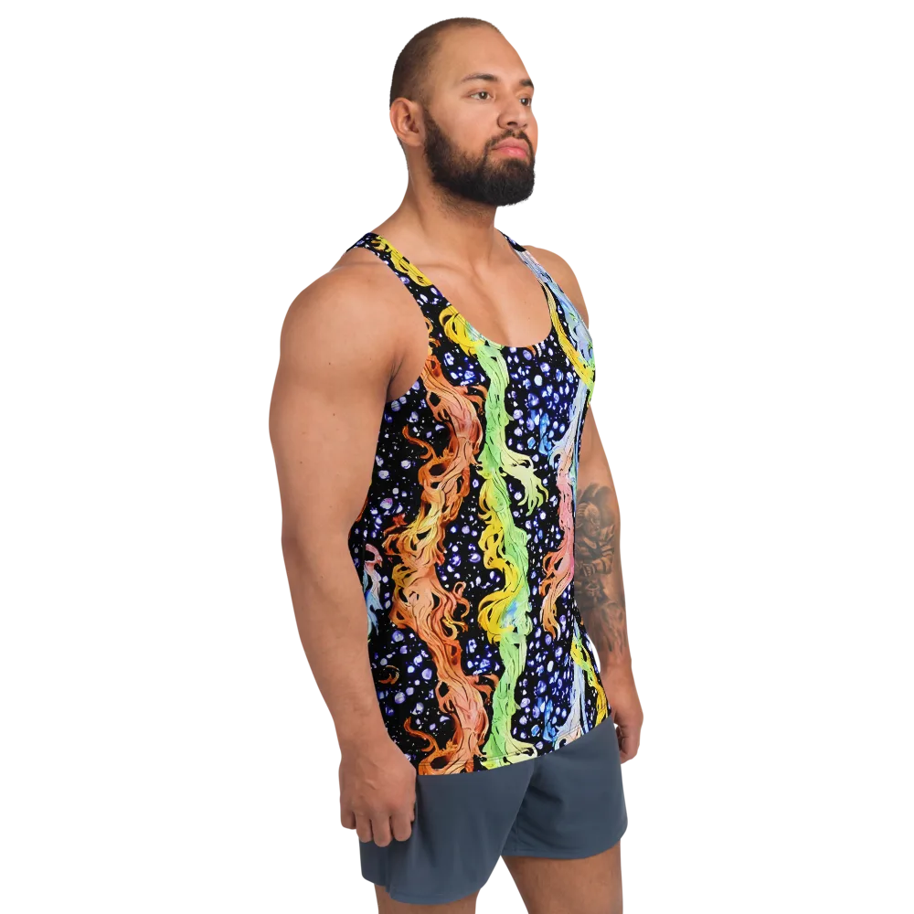 Celestial Serenade on Men's Tank Top — Right Front