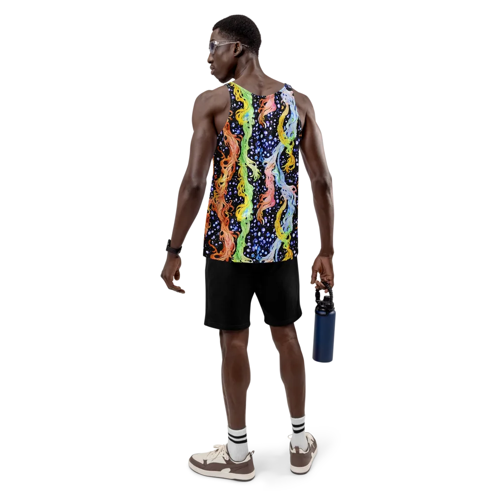 Celestial Serenade on Men's Tank Top — Back