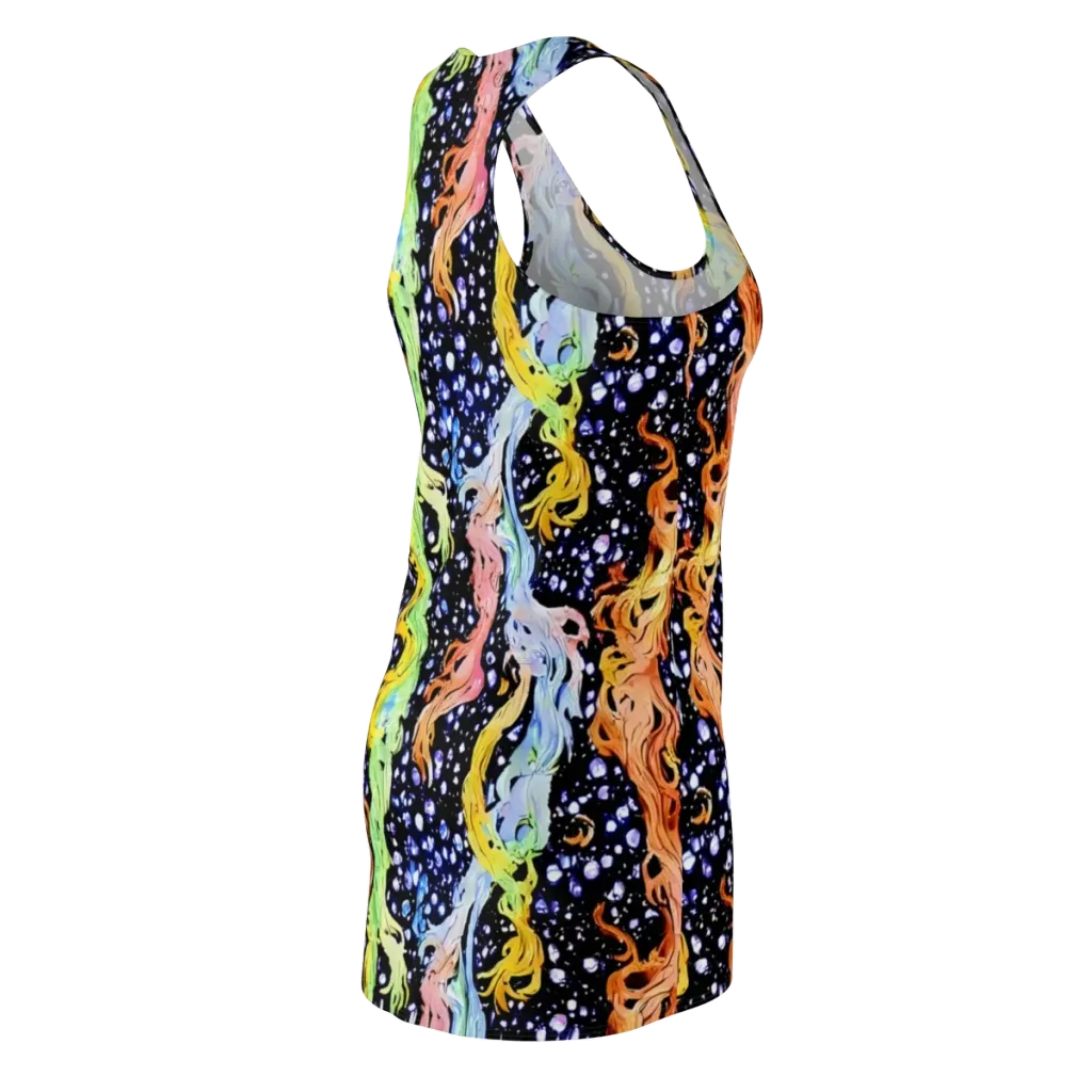 Celestial Serenade on Racerback Dress — Back Side