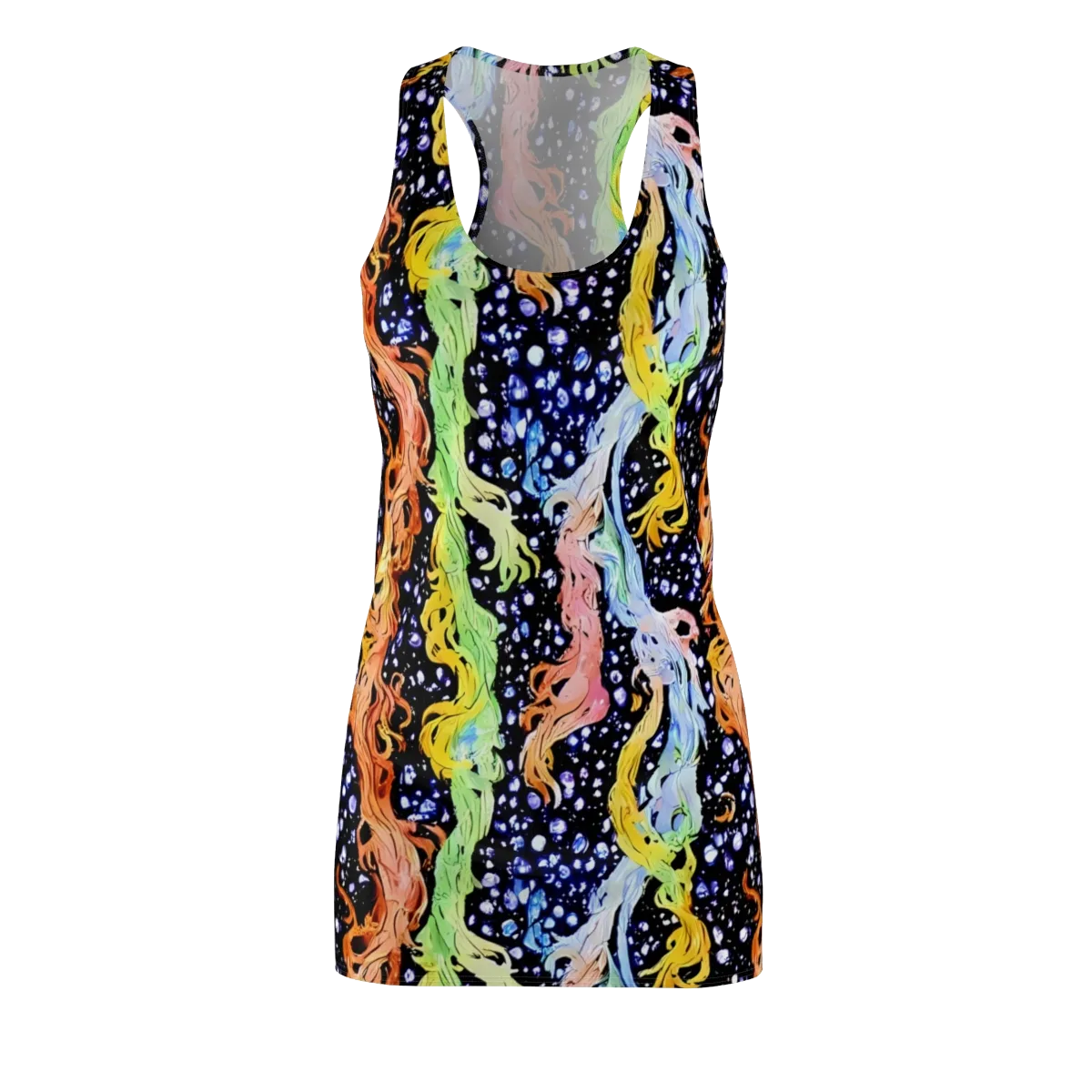 Celestial Serenade on Racerback Dress — Front