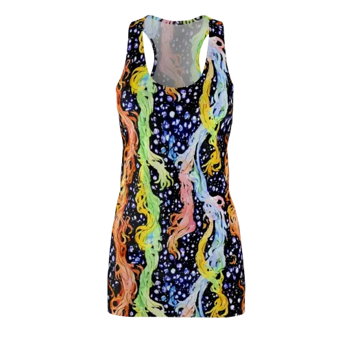 Celestial Serenade on a Racerback Dress