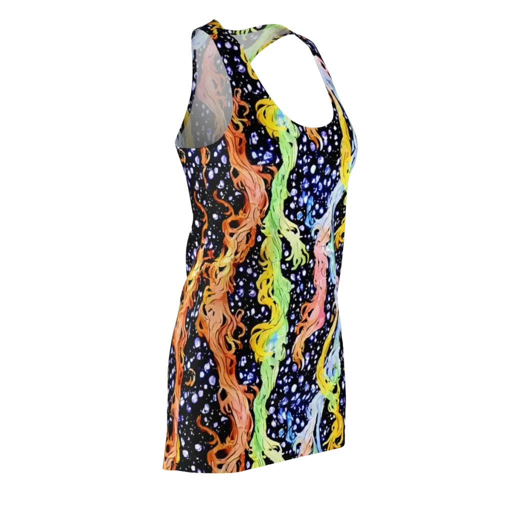 Celestial Serenade on Racerback Dress — Front Side