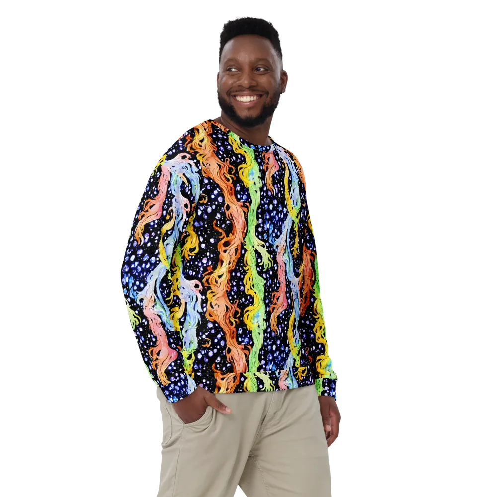 Celestial Serenade on Sweatshirt — Front