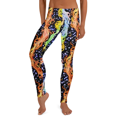 Celestial Serenade on a Leggings