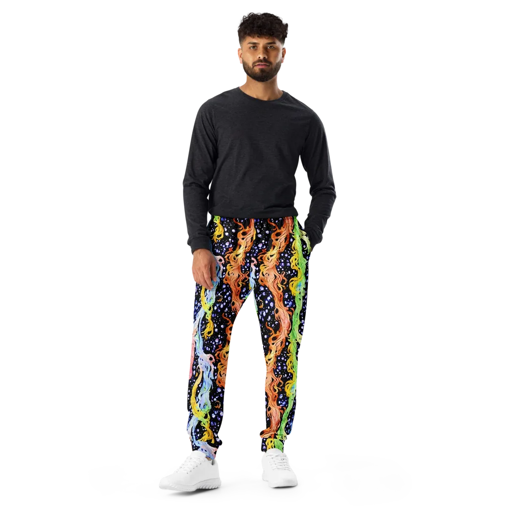 Celestial Serenade on Men's Joggers — Front