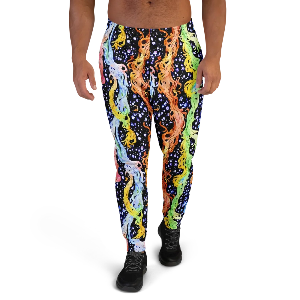 Celestial Serenade on Men's Joggers — Front
