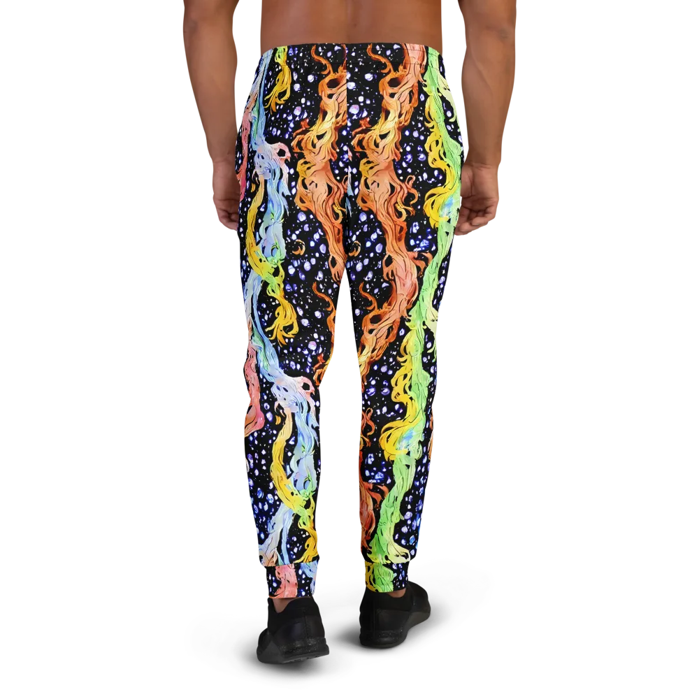 Celestial Serenade on Men's Joggers — Back