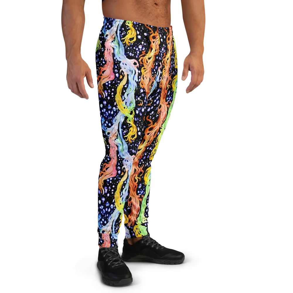 Celestial Serenade on Men's Joggers — Right