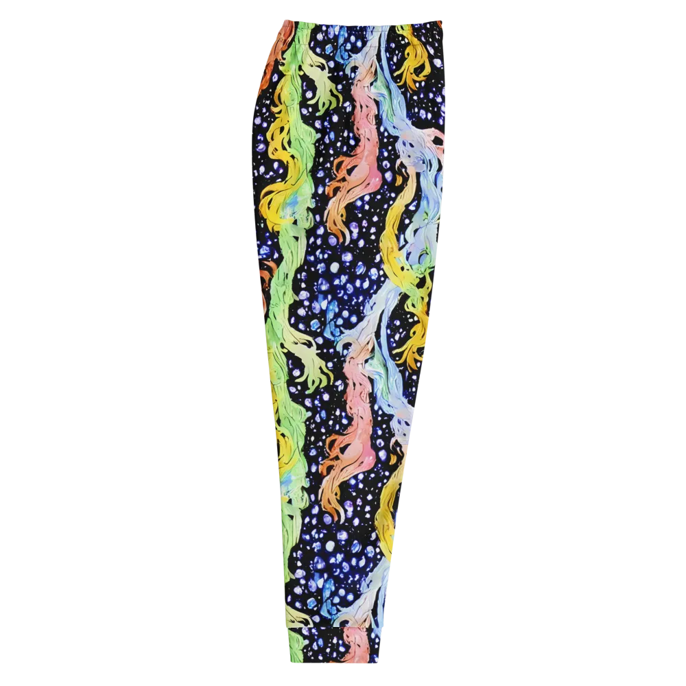 Celestial Serenade on Men's Joggers — Right