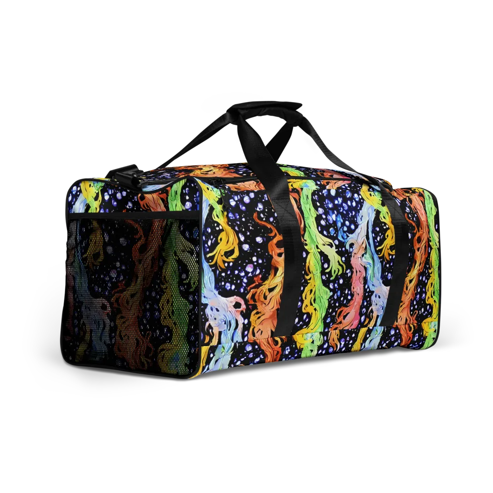Celestial Serenade on Duffle Bag — Right Front
