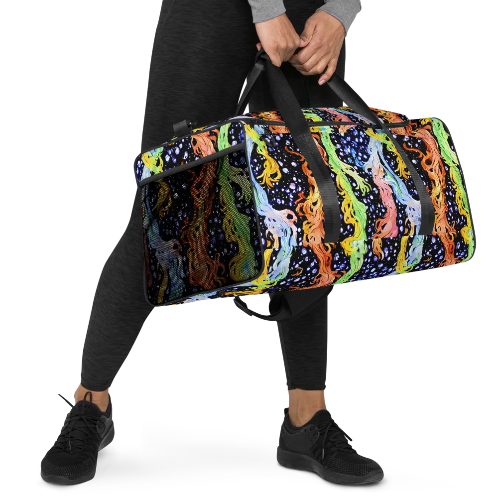 Celestial Serenade on Duffle Bag — Right Front