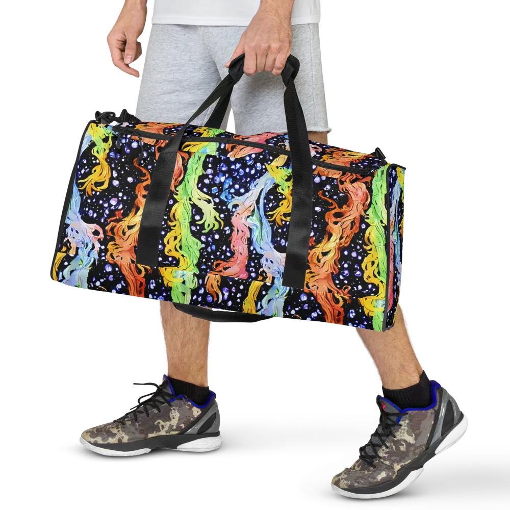 Celestial Serenade on Duffle Bag — Front