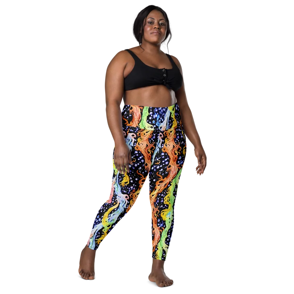 Celestial Serenade on Leggings with Pockets — Front