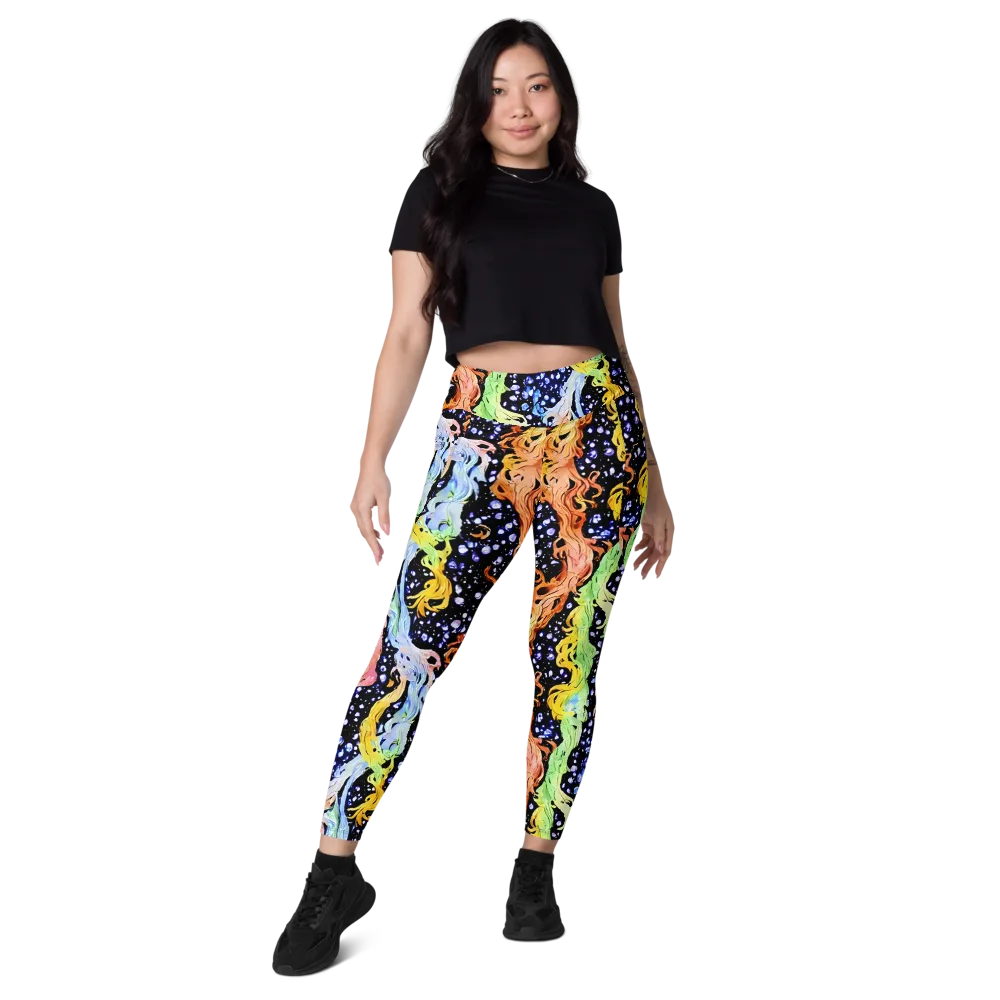 Celestial Serenade on Leggings with Pockets — Front