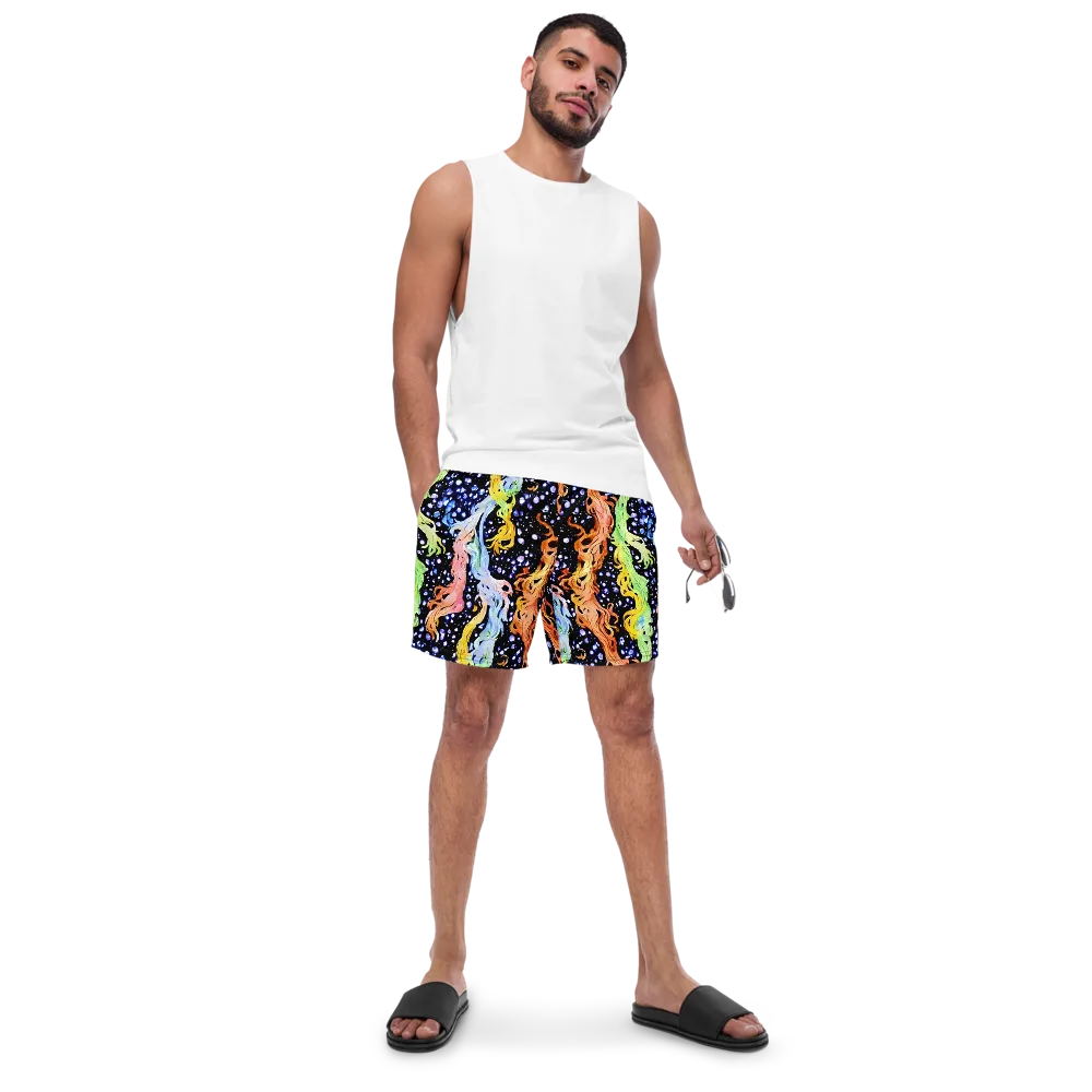 Celestial Serenade on Swim Trunks — Front