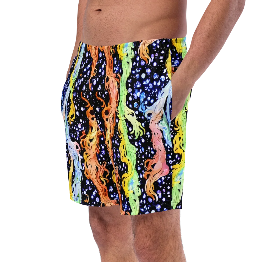 Celestial Serenade on Swim Trunks — Left Front