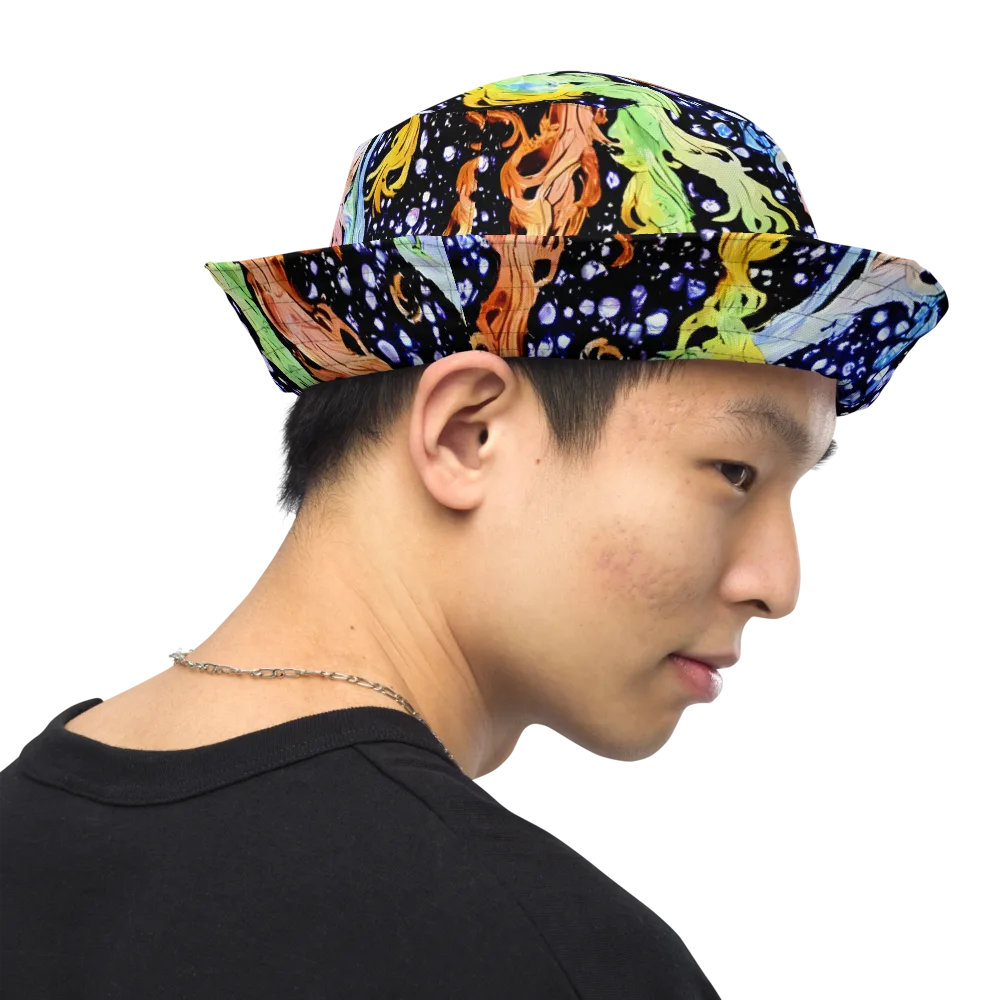 Celestial Serenade on Reversible Bucket Hat — Right Outside