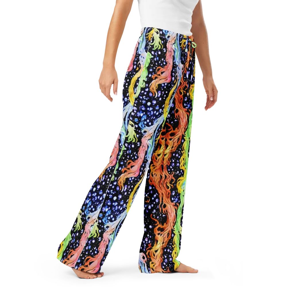 Celestial Serenade on Women's Pajama Pants — Right Front