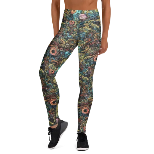Tidal Vision on a Yoga Leggings