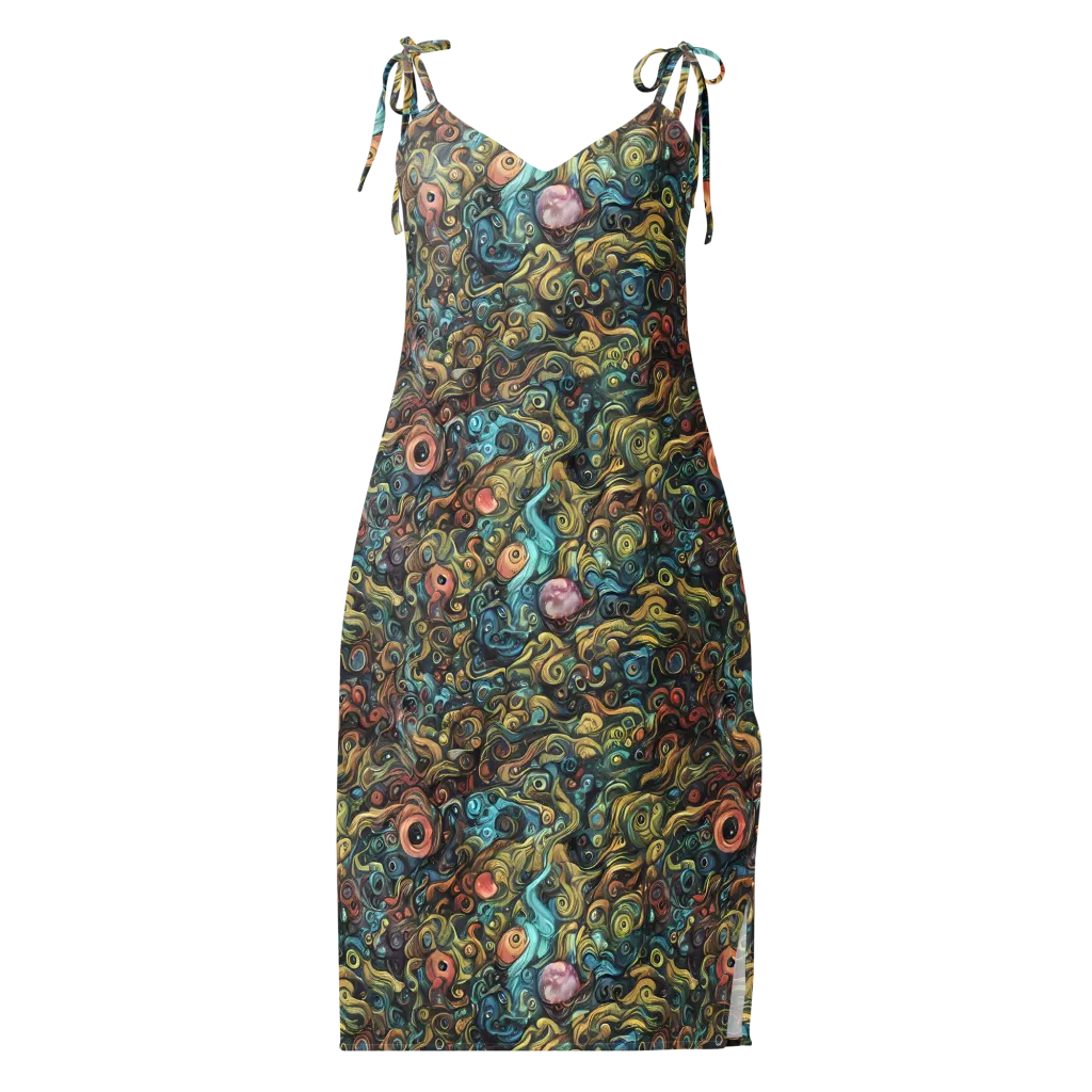 Tidal Vision on Slip Dress — Front