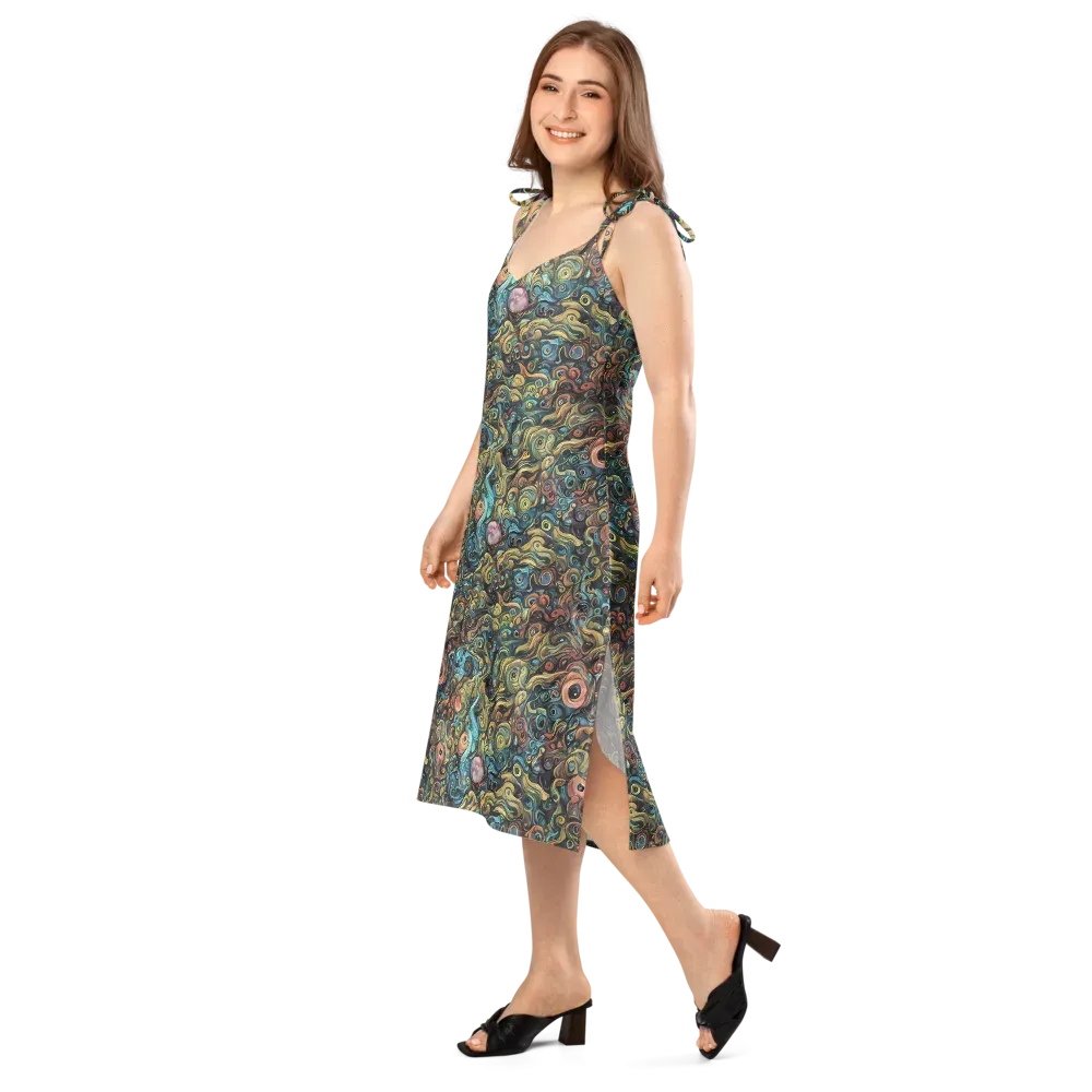 Tidal Vision on Slip Dress — Left Front