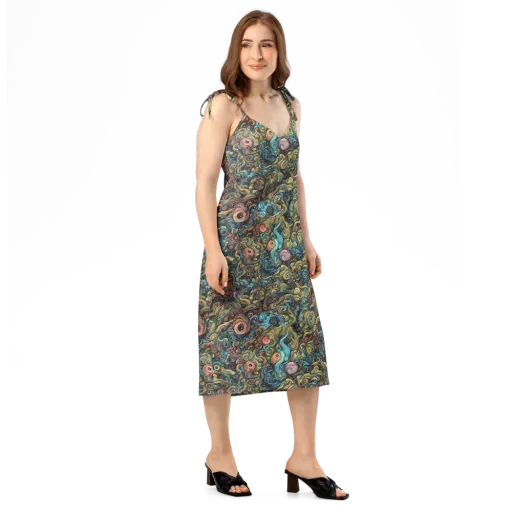 Tidal Vision on a Slip Dress