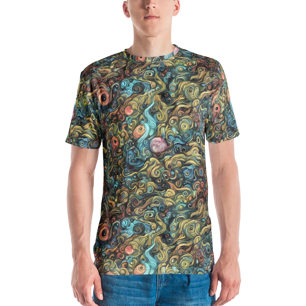 Tidal Vision on Men's Crew Neck T-Shirt — Front