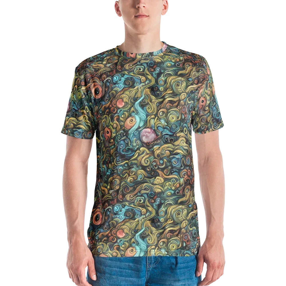 Tidal Vision on Men's Crew Neck T-Shirt — Front