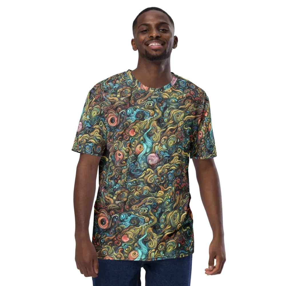 Tidal Vision on Men's Crew Neck T-Shirt — Front