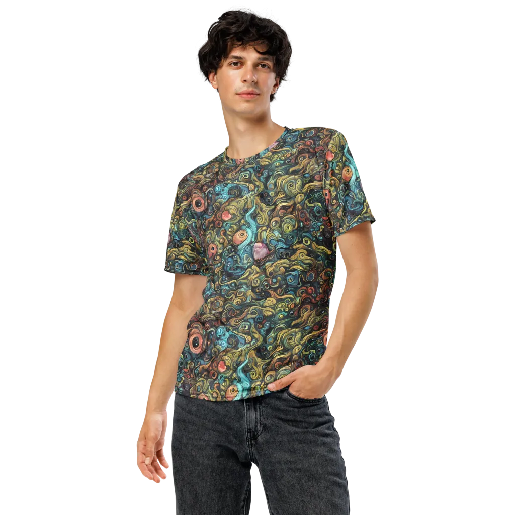 Tidal Vision on Men's Crew Neck T-Shirt — Front