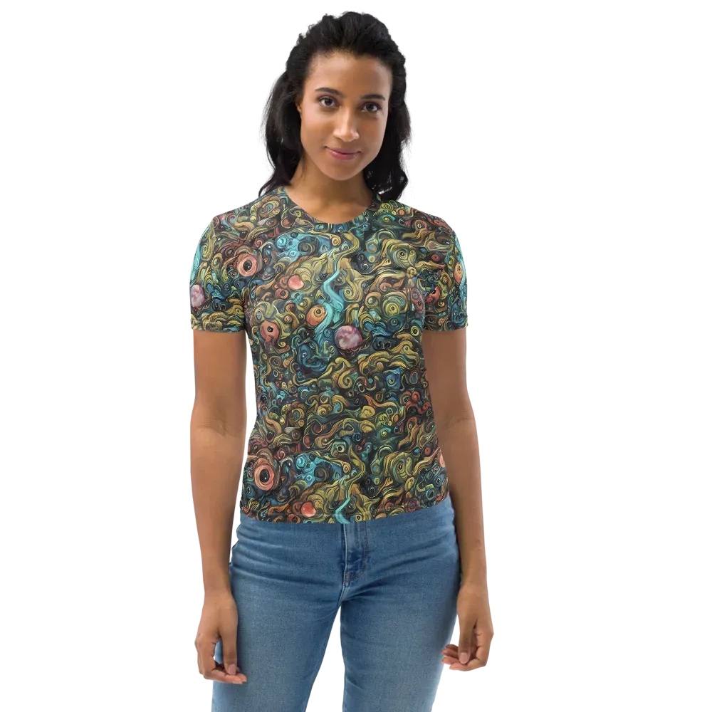 Tidal Vision on Women's Crew Neck T-Shirt — Front