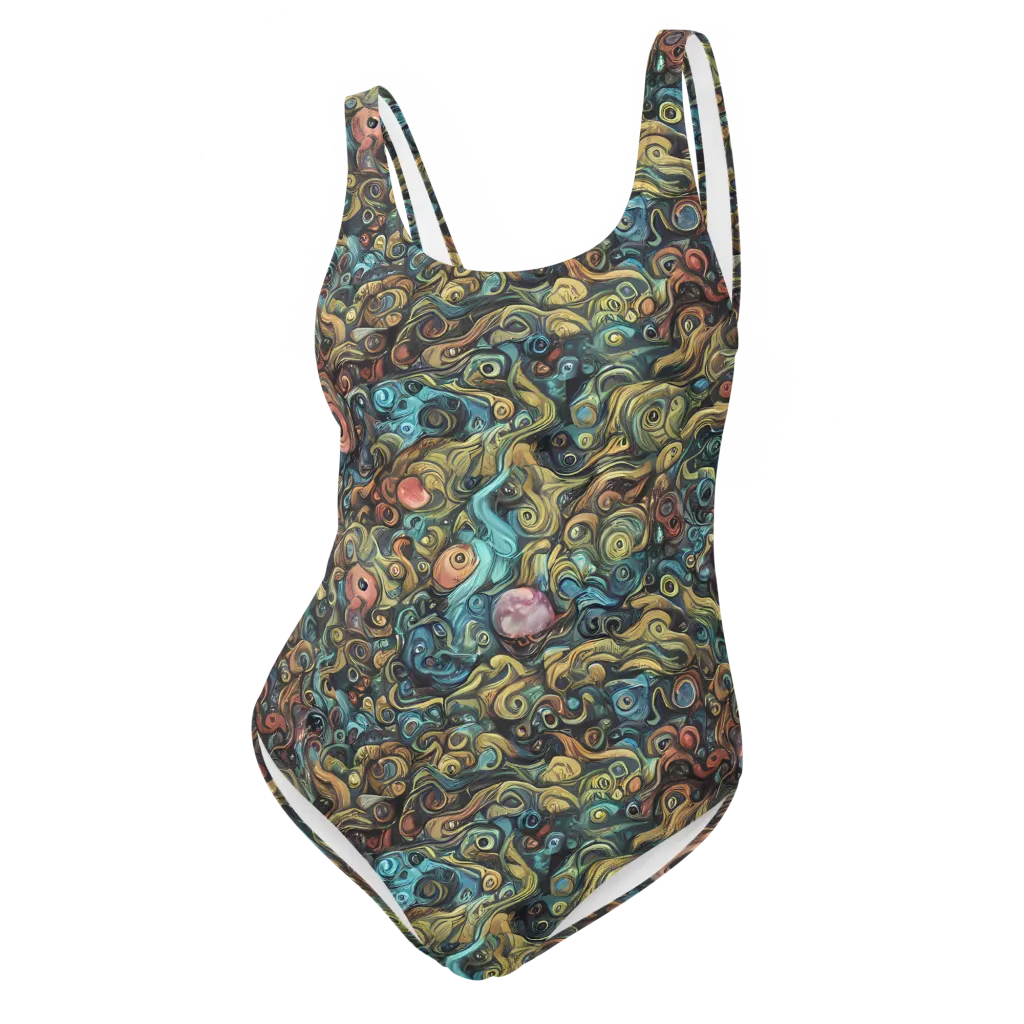 Tidal Vision on One-Piece Swimsuit — Front