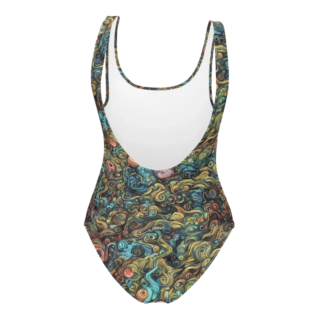Tidal Vision on One-Piece Swimsuit — Back
