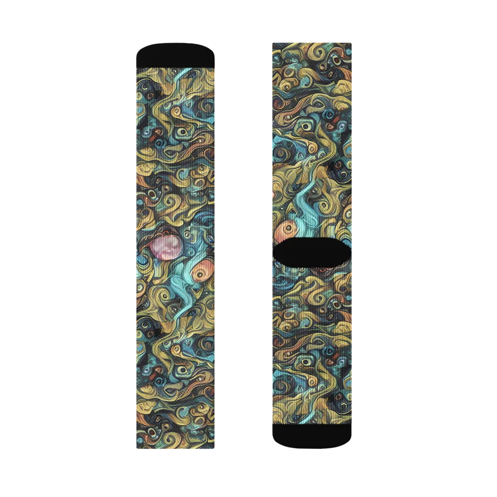 Tidal Vision on Socks — Left Sock