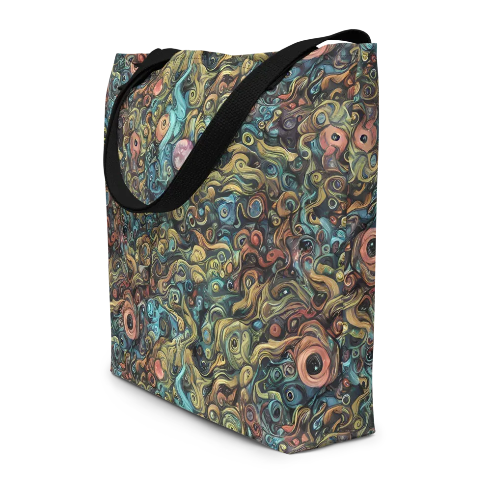 Tidal Vision on Large Tote Bag W/ Pocket — Front