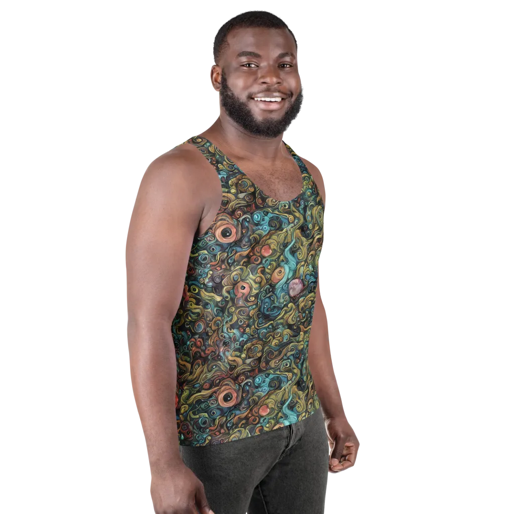 Tidal Vision on Men's Tank Top — Right Front