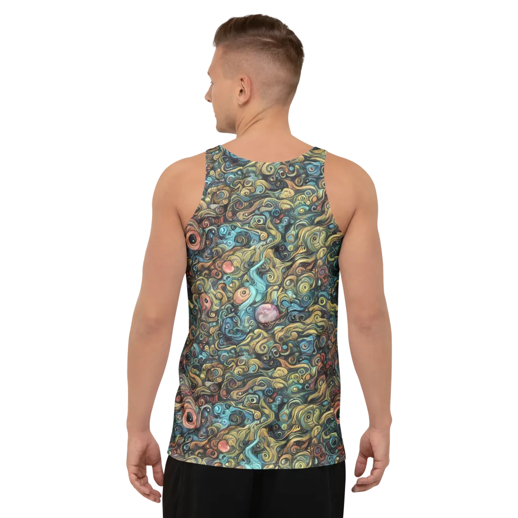 Tidal Vision on Men's Tank Top — Back