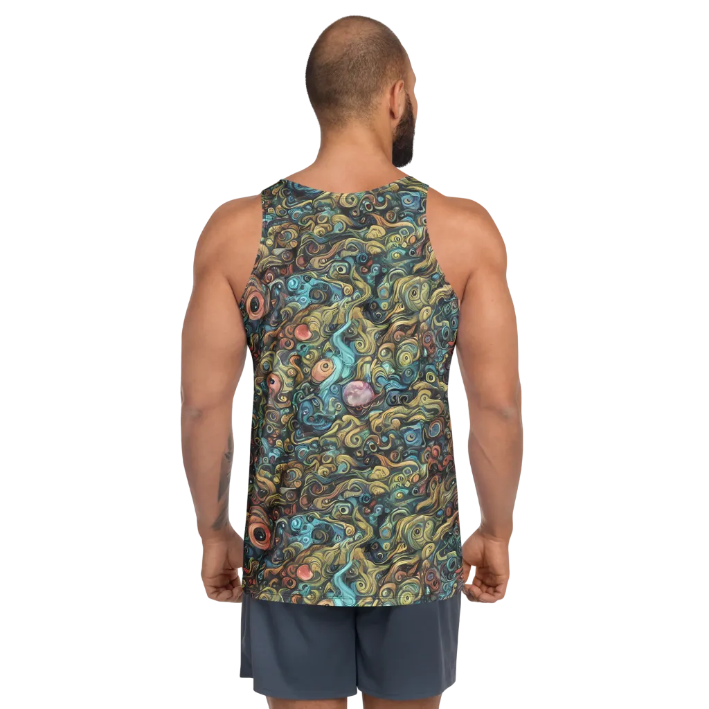 Tidal Vision on Men's Tank Top — Back