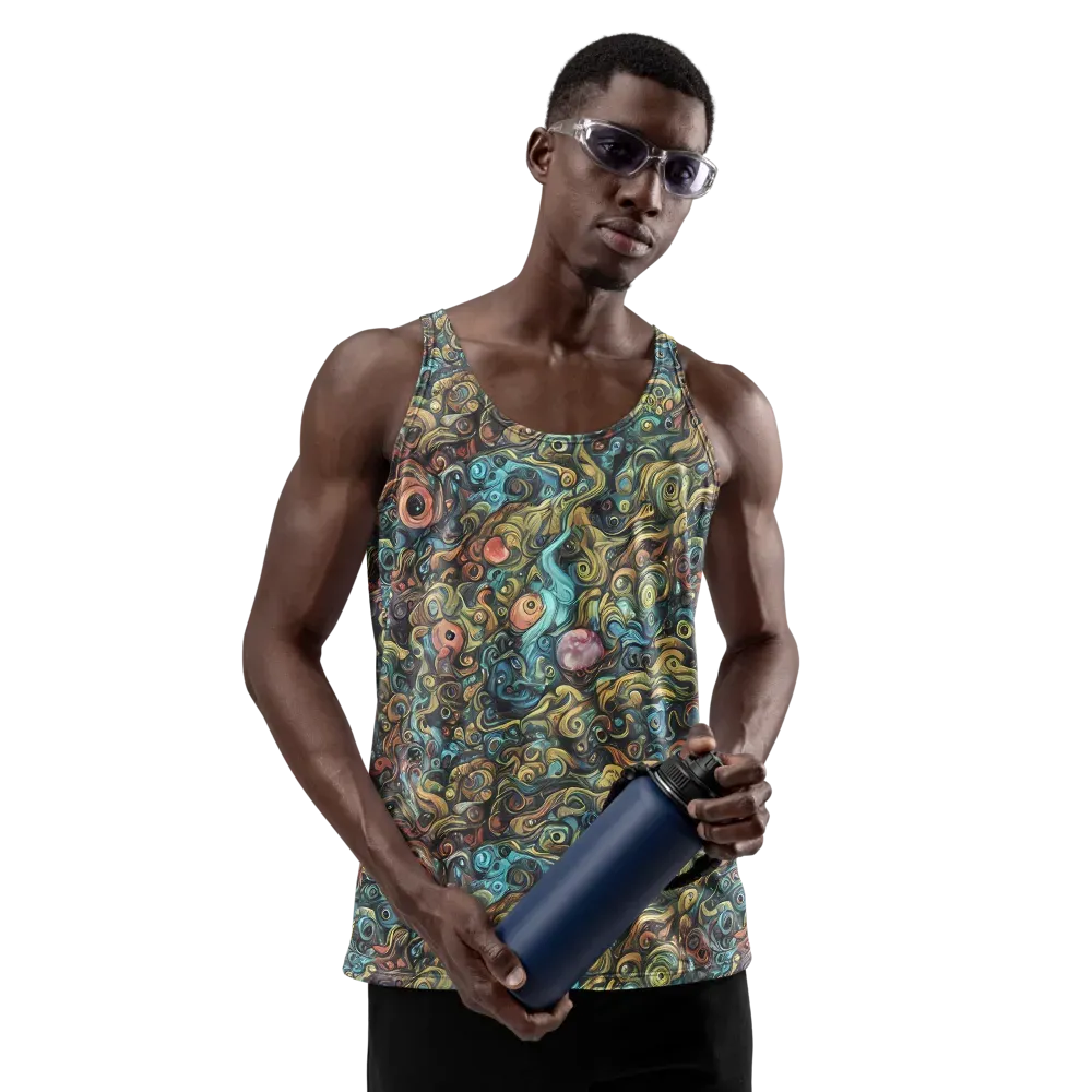 Tidal Vision on Men's Tank Top — Front