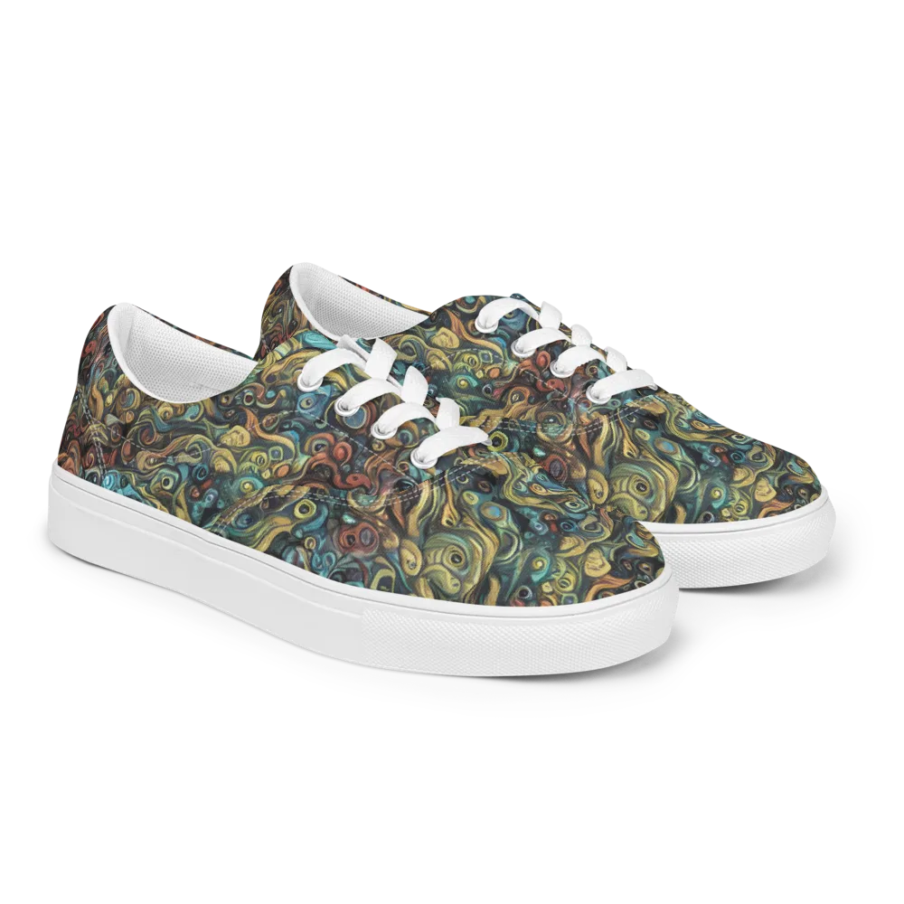 Tidal Vision on Men's Lace-Up Canvas Shoes — Right Front
