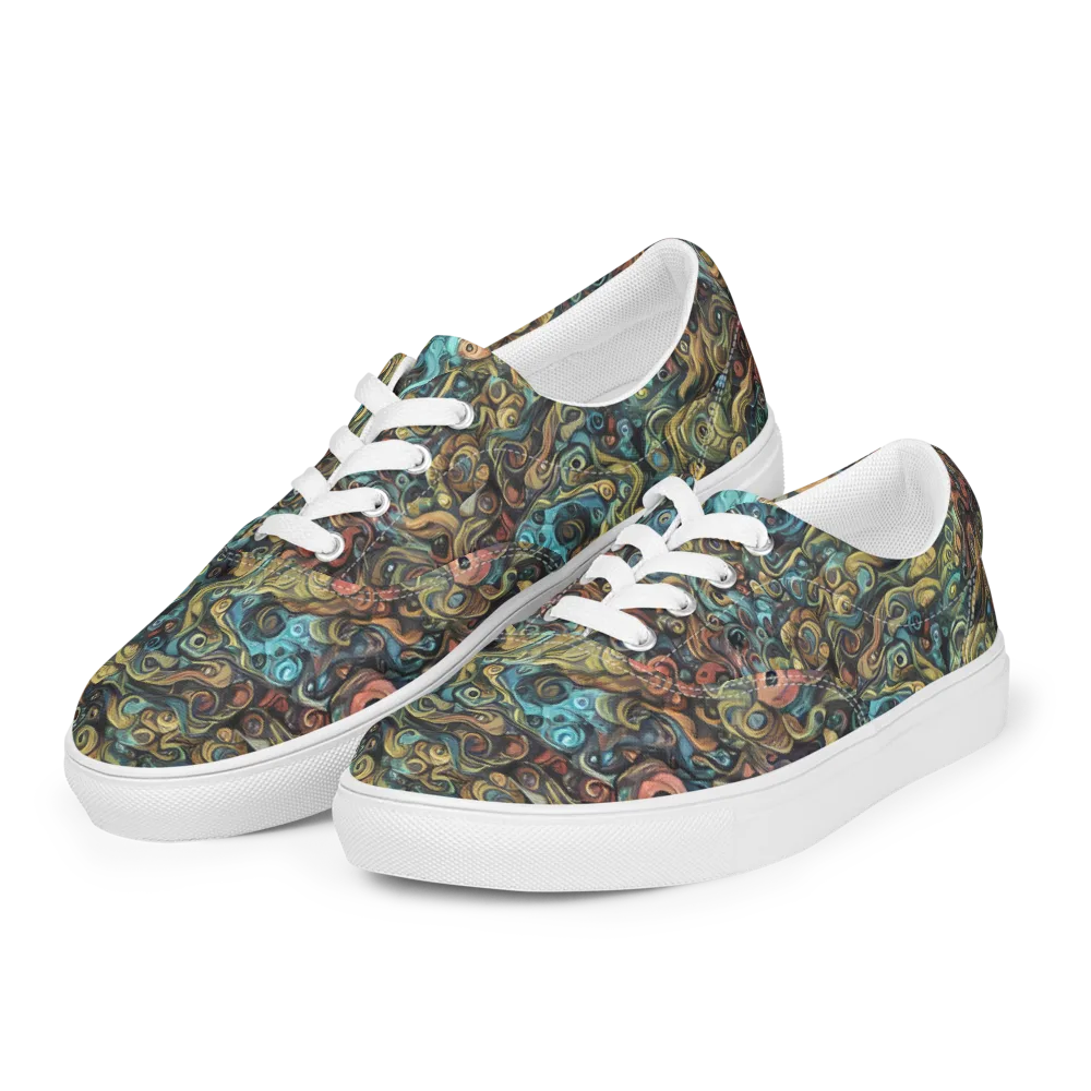 Tidal Vision on Men's Lace-Up Canvas Shoes — Left Front