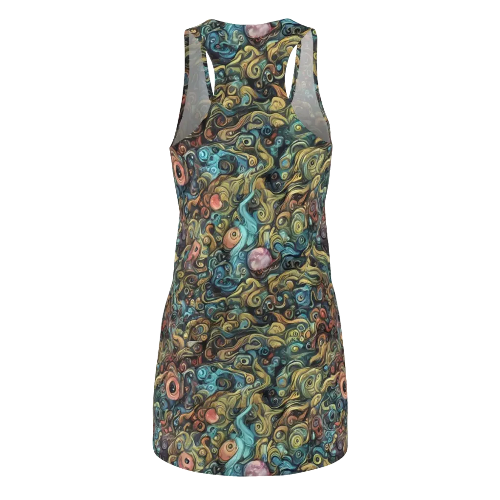 Tidal Vision on Racerback Dress — Back