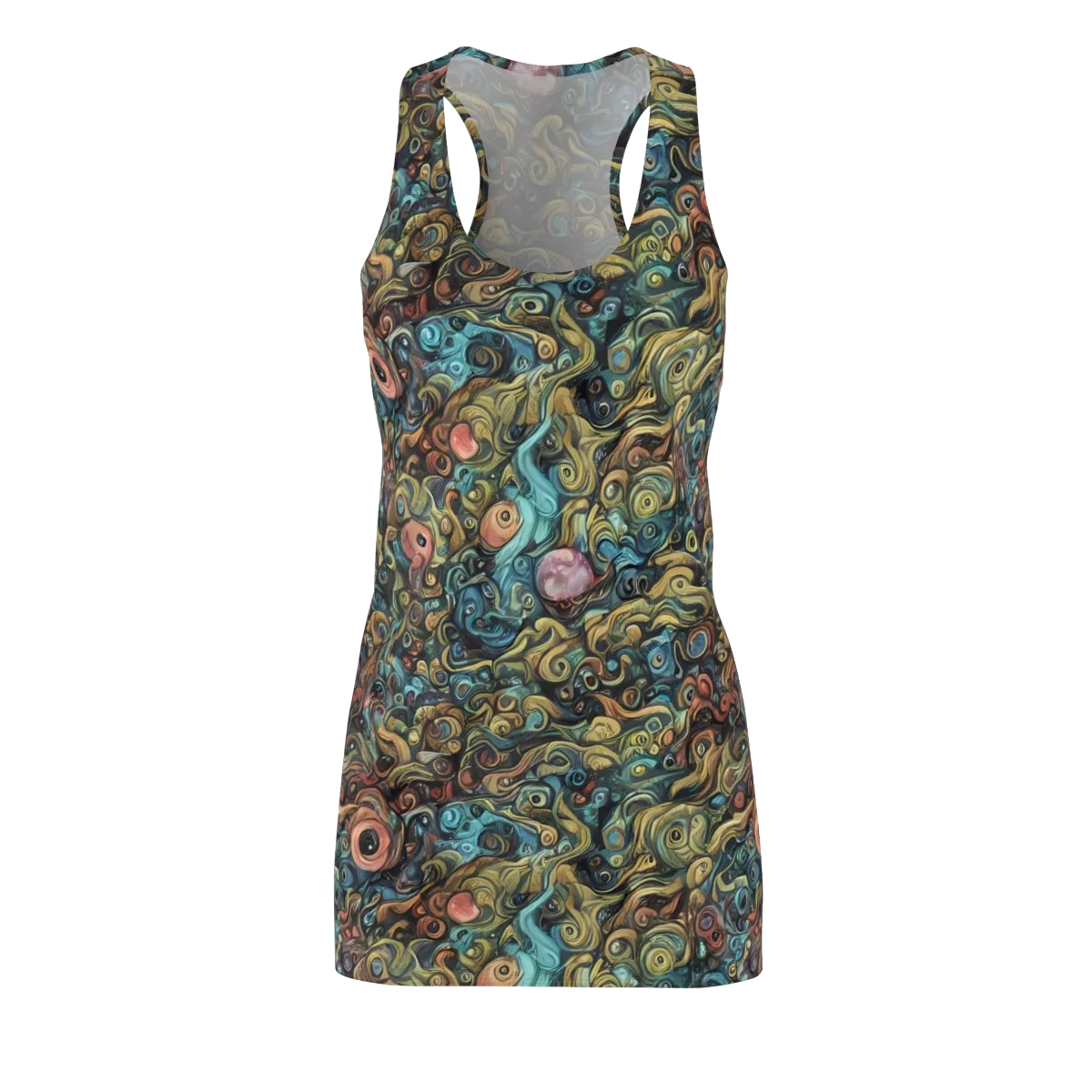 Tidal Vision on Racerback Dress — Front