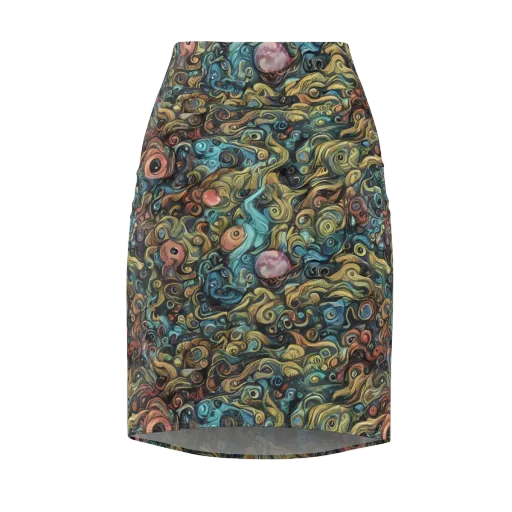 Tidal Vision on a Pencil Skirt