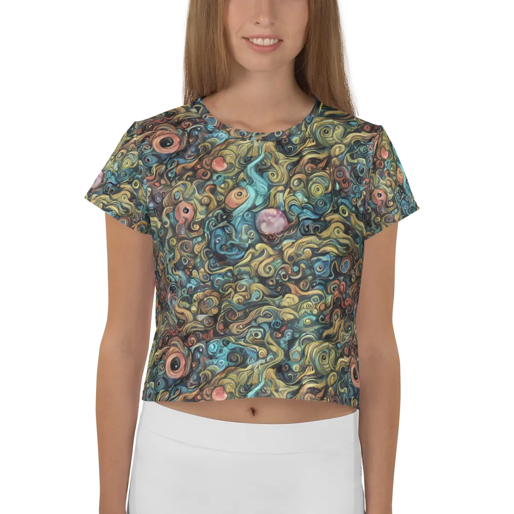 Tidal Vision on Crop Tee — Front