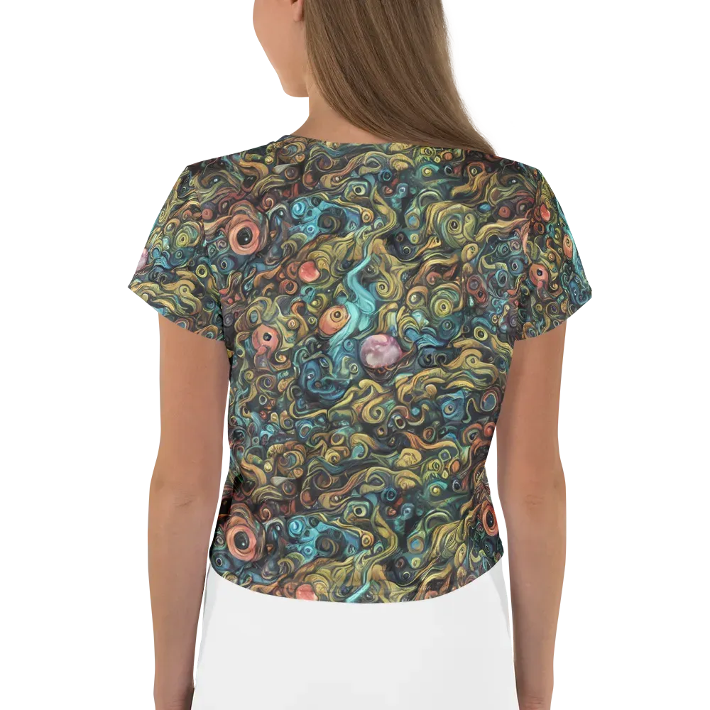 Tidal Vision on Crop Tee — Back